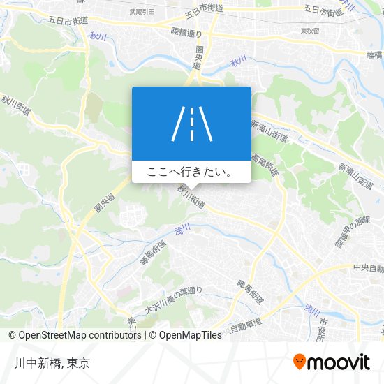 川中新橋地図