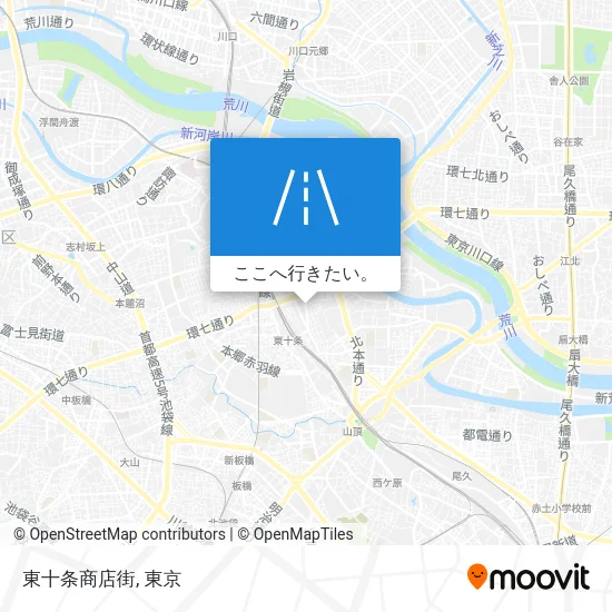 東十条商店街地図