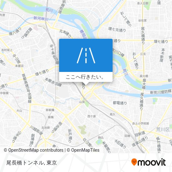 尾長橋トンネル地図