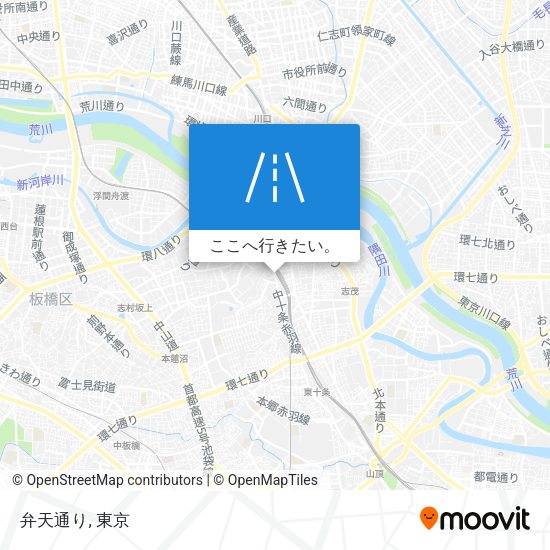 弁天通り地図