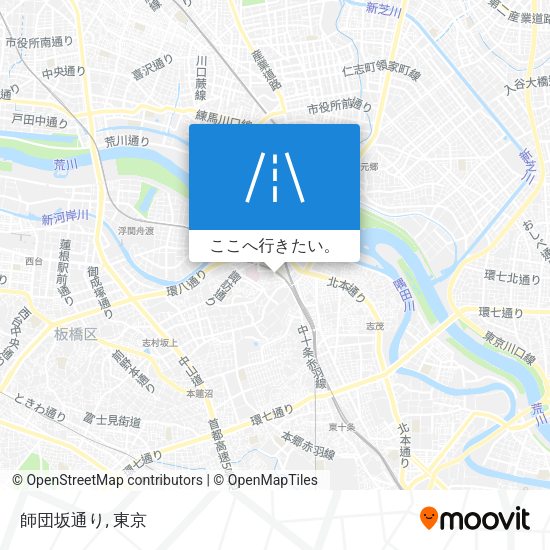 師団坂通り地図