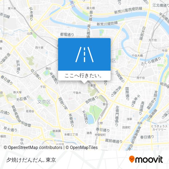 夕焼けだんだん地図