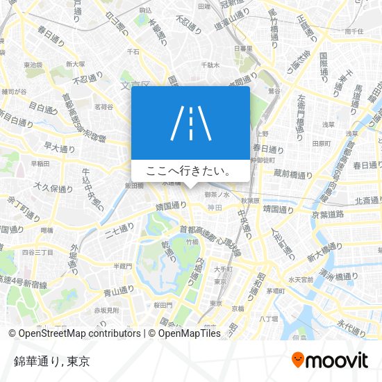 錦華通り地図