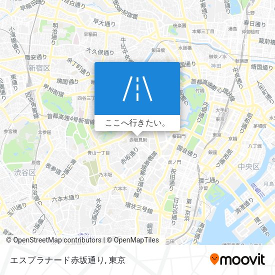 エスプラナード赤坂通り地図