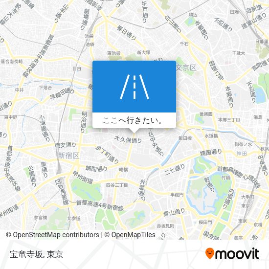 宝竜寺坂地図