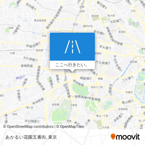 あかるい花園五番街地図