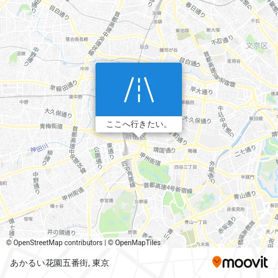 あかるい花園五番街地図