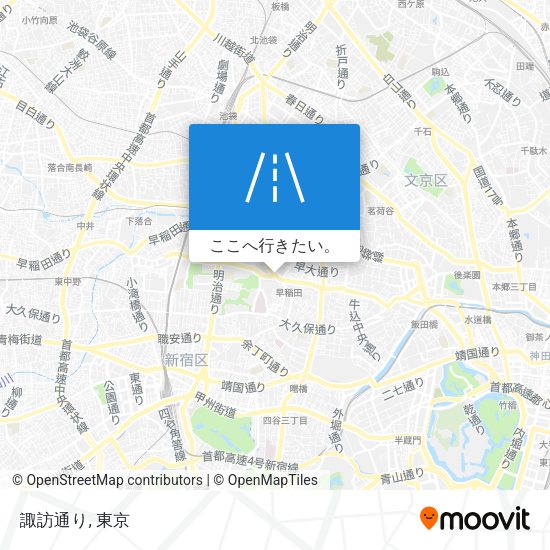 諏訪通り地図