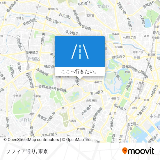 ソフィア通り地図