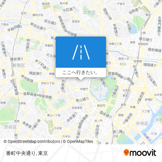 番町中央通り地図