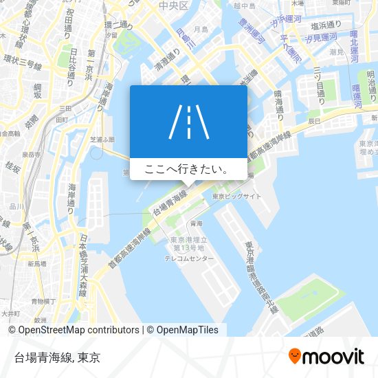 台場青海線地図
