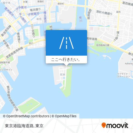 東京港臨海道路地図