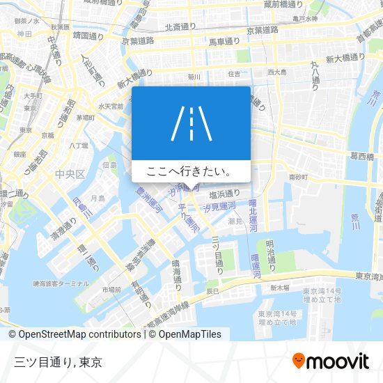 三ツ目通り地図