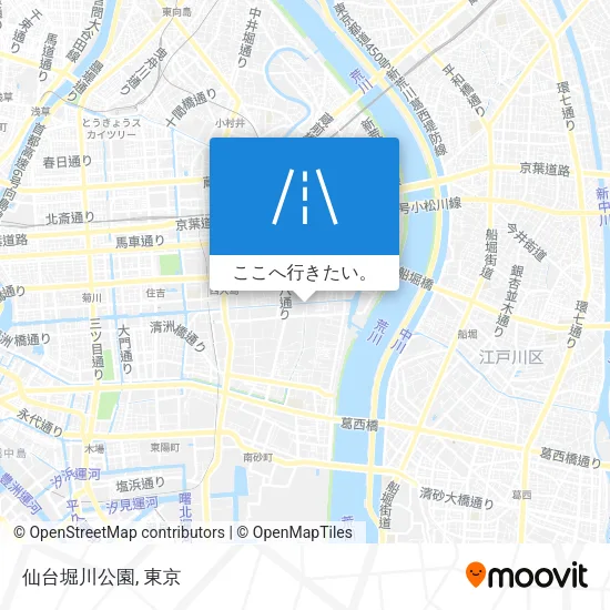 仙台堀川公園地図