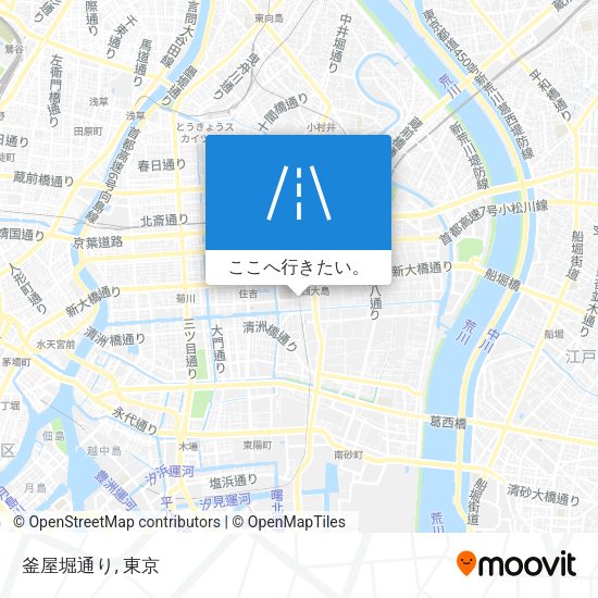 釜屋堀通り地図