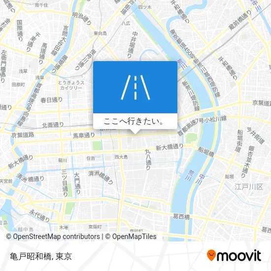 亀戸昭和橋地図