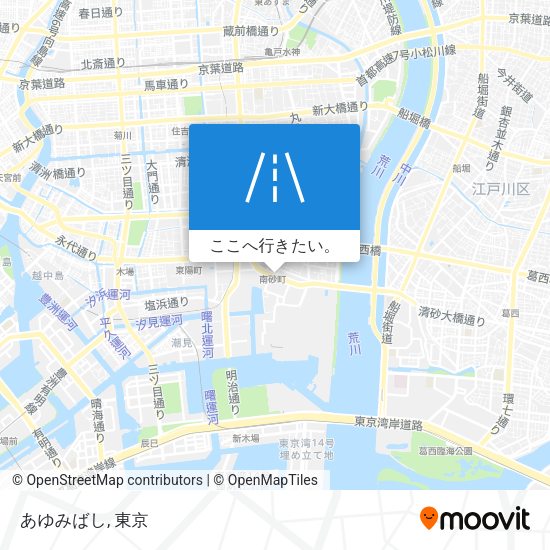あゆみばし地図