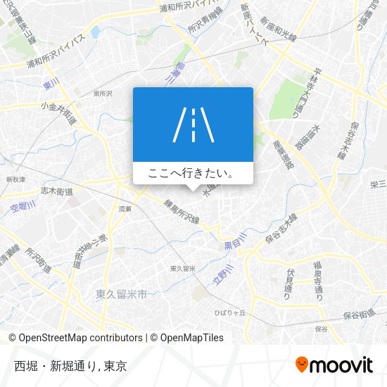 西堀・新堀通り地図
