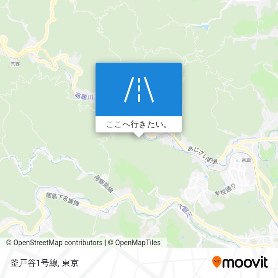 釜戸谷1号線地図