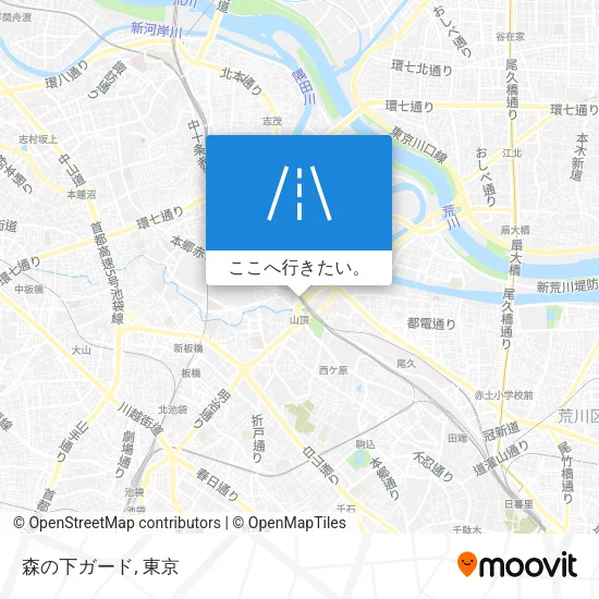 森の下ガード地図