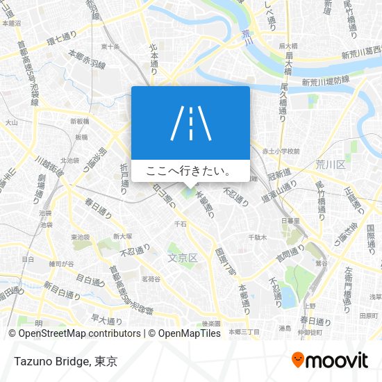 Tazuno Bridge地図