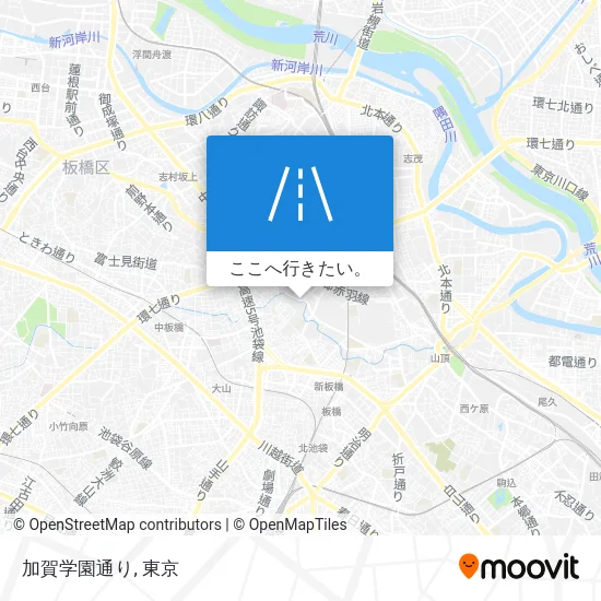 加賀学園通り地図