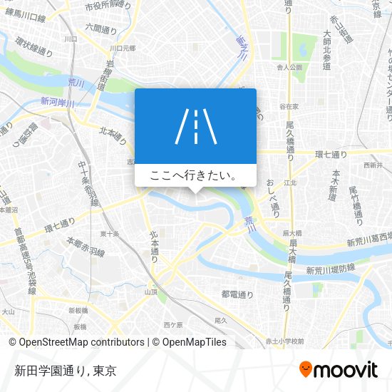 新田学園通り地図