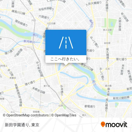新田学園通り地図