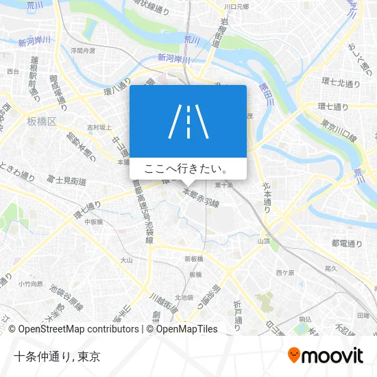 十条仲通り地図