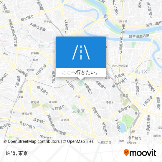 蛛道地図