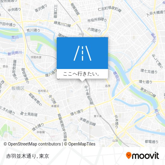 赤羽並木通り地図