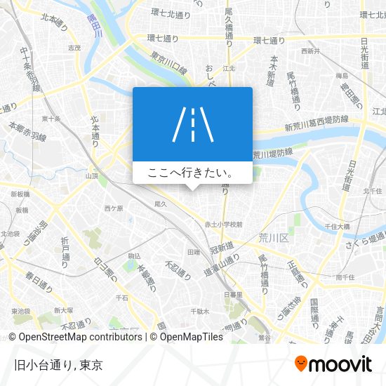 旧小台通り地図