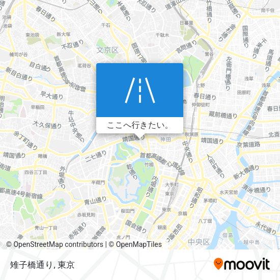 雉子橋通り地図