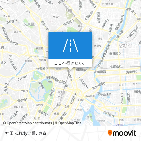 神田ふれあい通地図