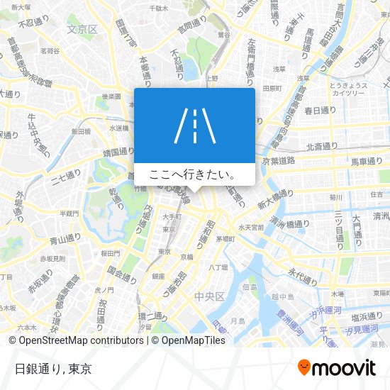 日銀通り地図