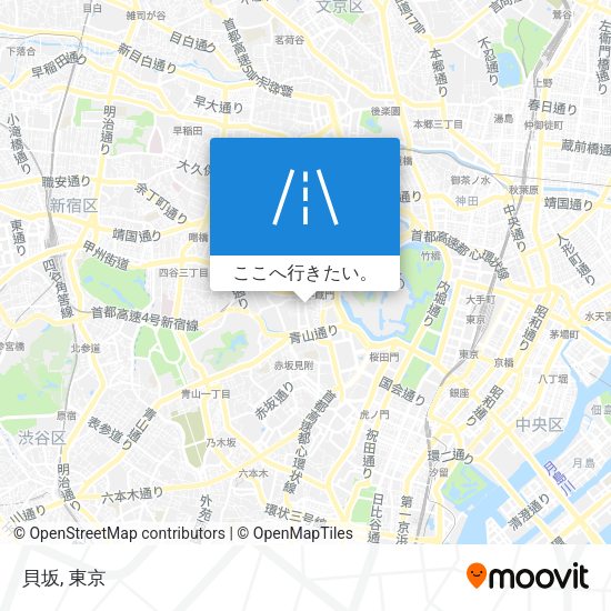 貝坂地図