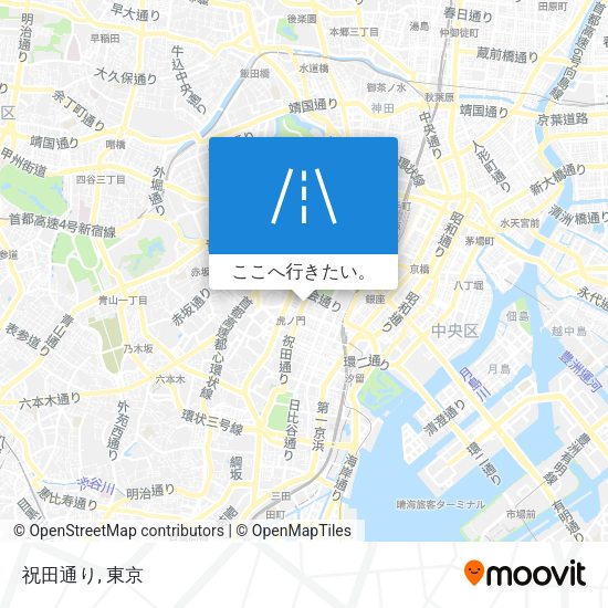 祝田通り地図