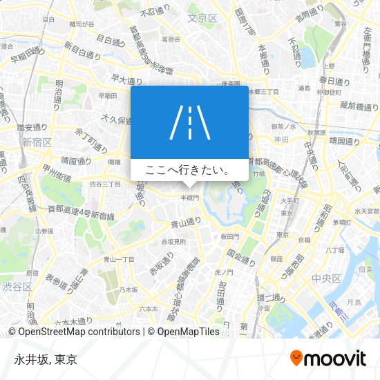 永井坂地図
