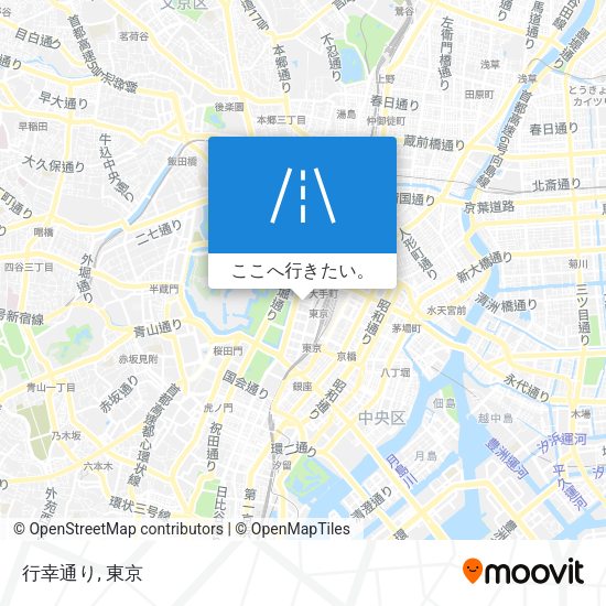 行幸通り地図