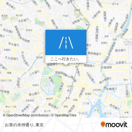お茶の水仲通り地図