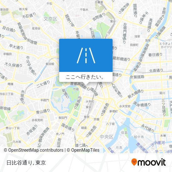 日比谷通り地図