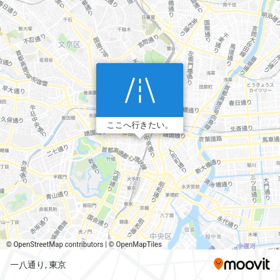 一八通り地図