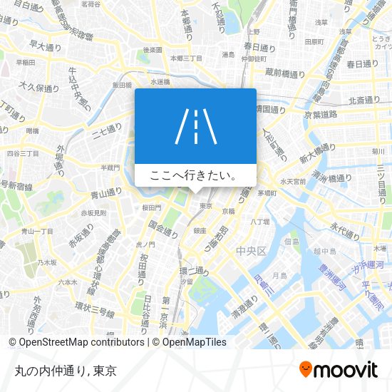 丸の内仲通り地図