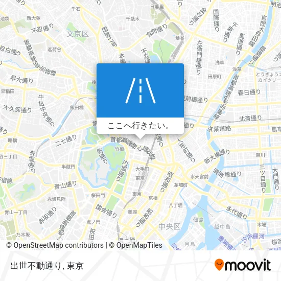 出世不動通り地図