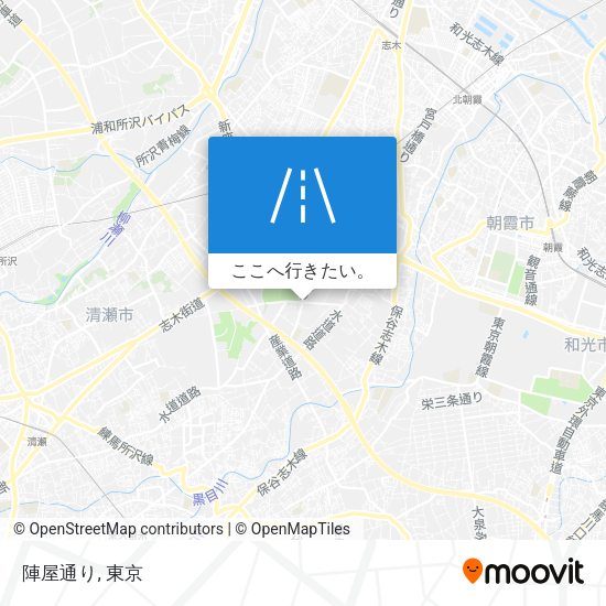 陣屋通り地図