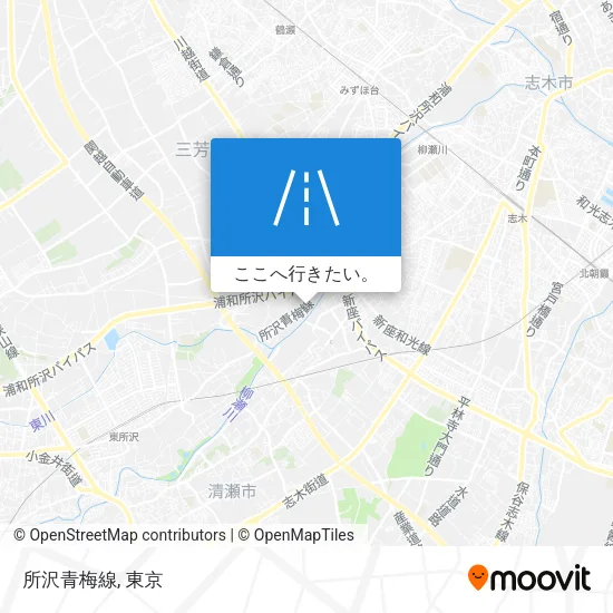 所沢青梅線地図