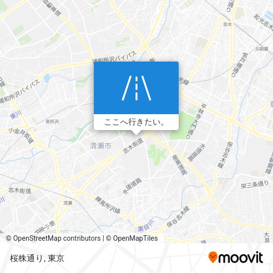 桜株通り地図