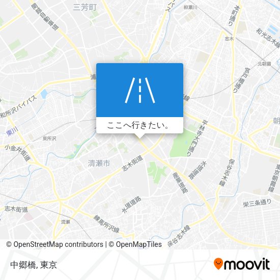 中郷橋地図