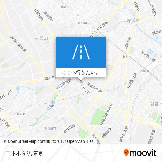 三本木通り地図