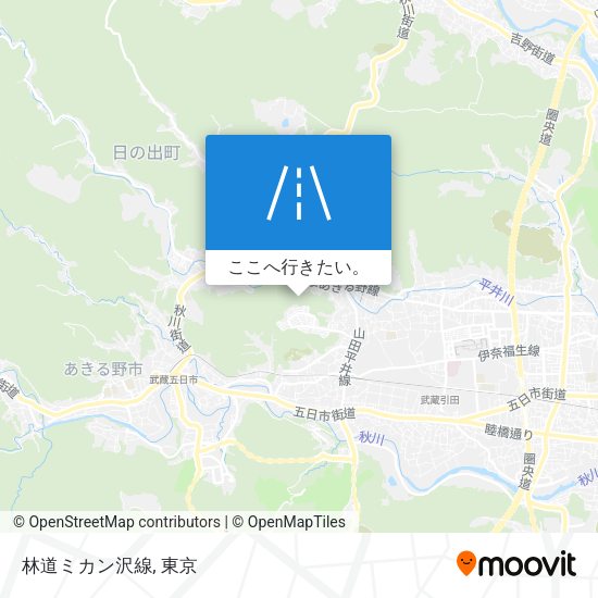 林道ミカン沢線地図